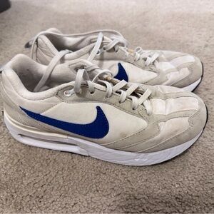 Nike Air Max New Day sneakers. Blue and white. Youth size 5